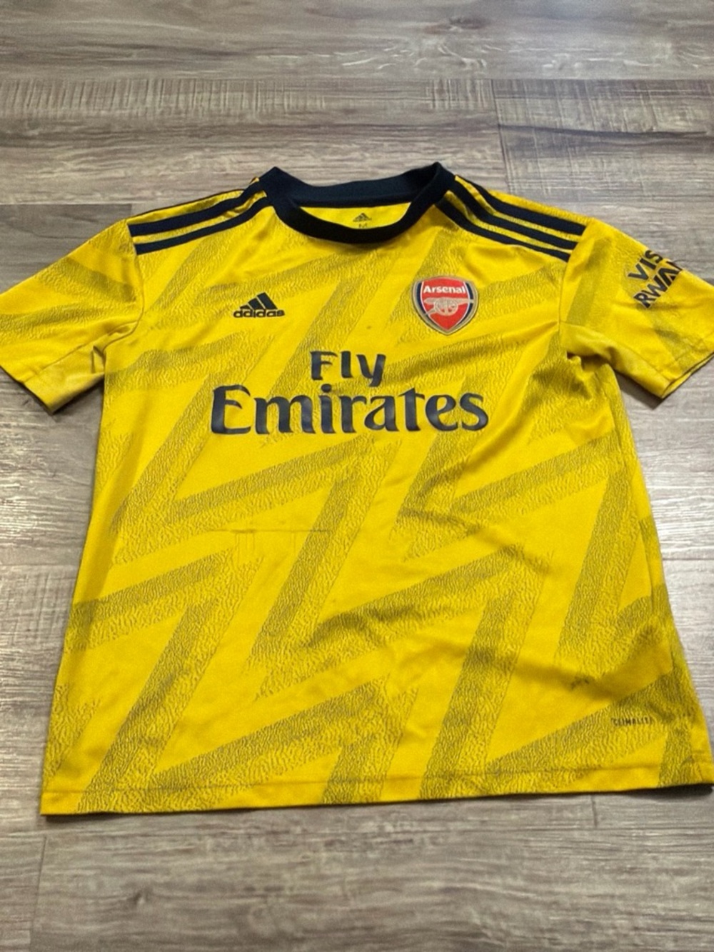 Adidas Arsenal Kids' Yellow Fly Emirates Jersey